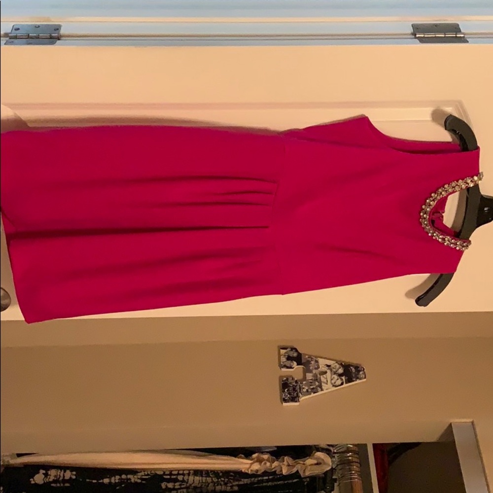 Cynthia Steffe size 10 magenta dress